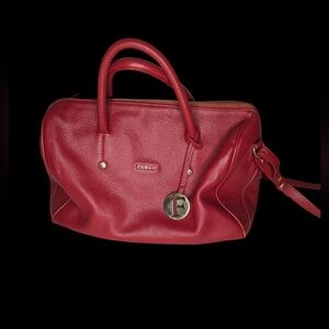 Furla Red Leather Handbag